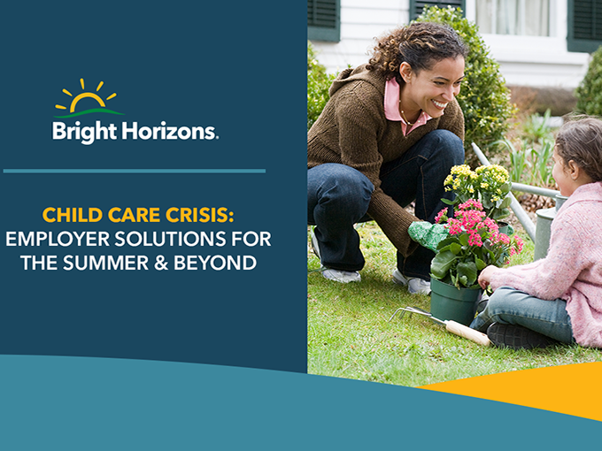 Webinar graphic about filling summer child care gaps