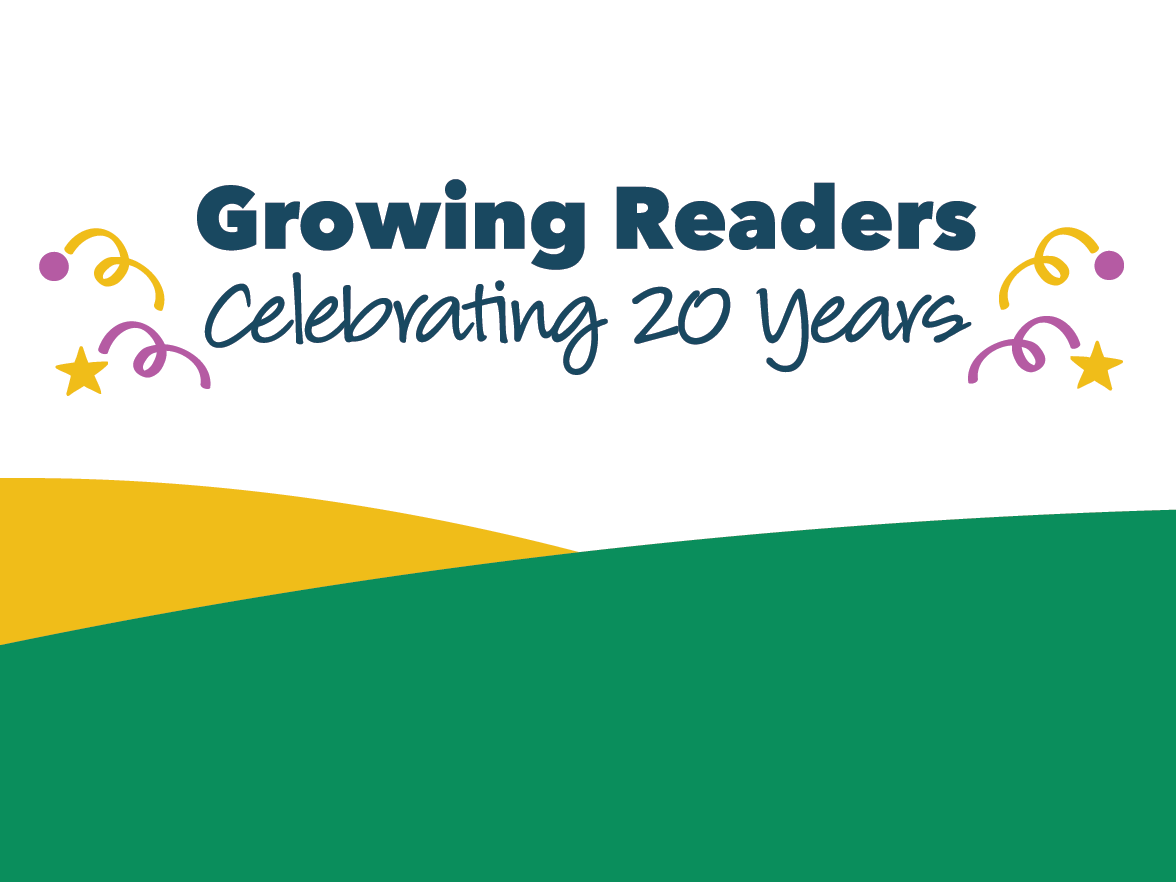 20th Anniversary of Bright Horizons Growing Readers illustration