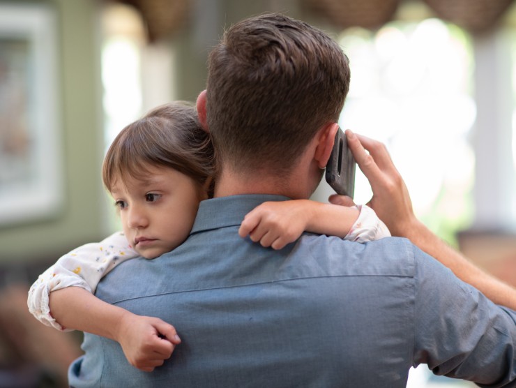 child and father