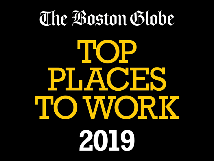 Boston Globe Top Places to Work 2019 Logo