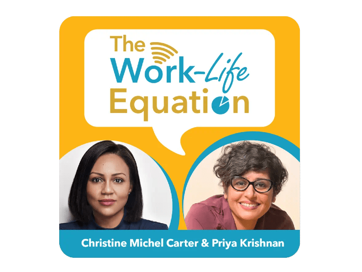 logo for work-life equation podcast 