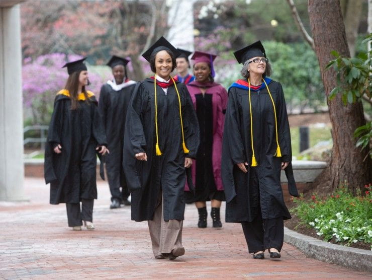 graduates walking 