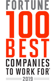 winner of the 2019 Fortune 100 Best Companies to Work For Award
