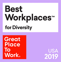 winner of the 2019 Best Workplaces for Diversity Award