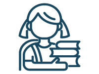Icon of a school-aged girl