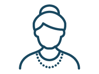Icon of a grandmother