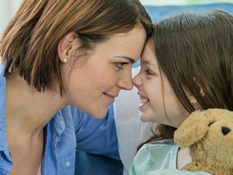 Mother and daughter form strong relationships through educational curriculum from daycare