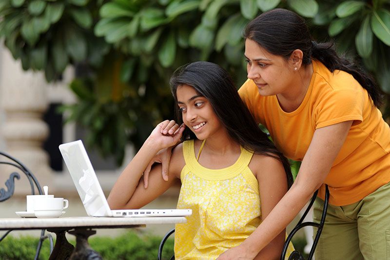 Working mom and first-generation daughter in the midst of college admissions process