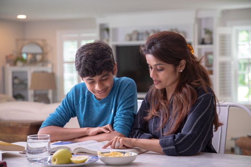 Mom stressed about high schooler's school work