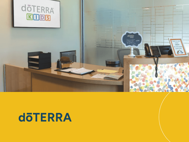 Front desk of Doterra child care center