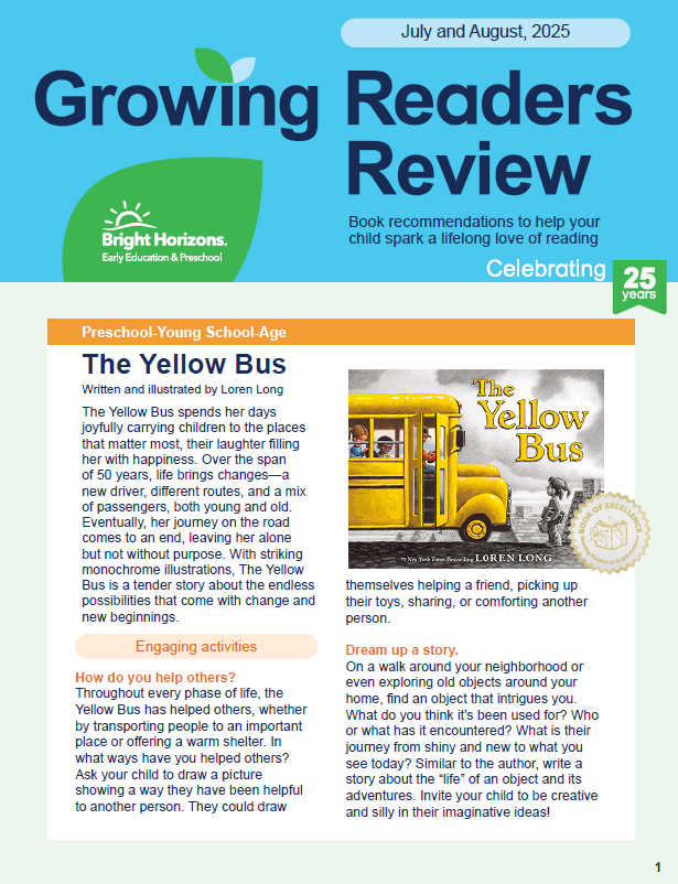 July-August 2025 Growing Readers cover image
