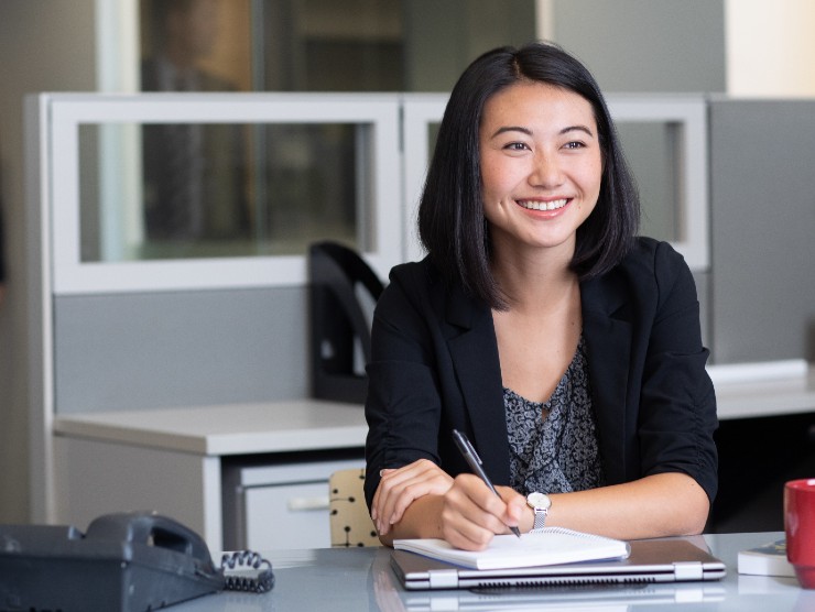 woman at the office