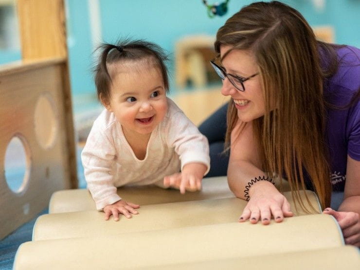 teacher and child 