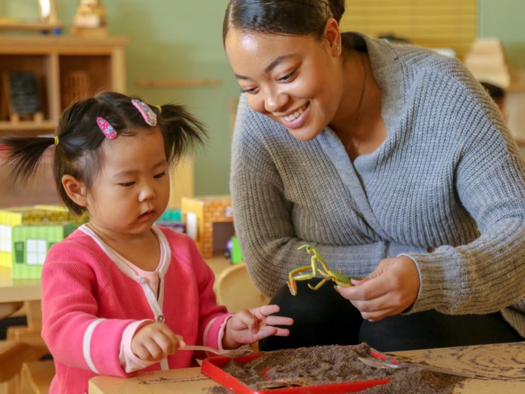 teacher and child 