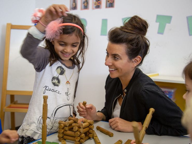 teacher and child 