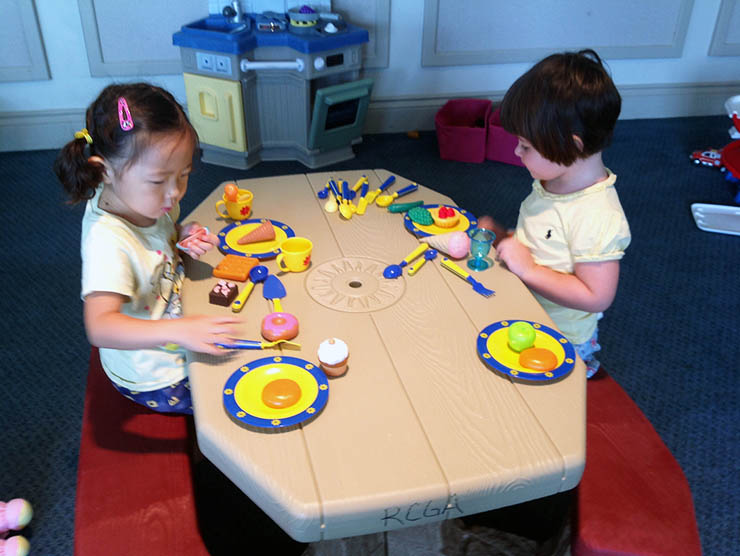 Children at the LPGA Child Development Center