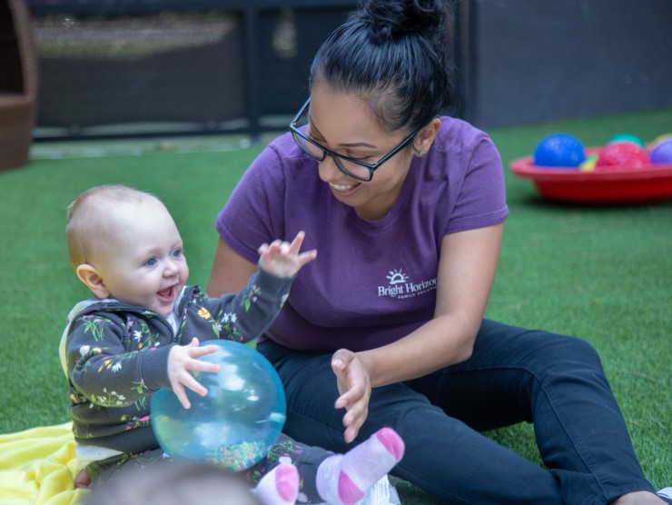 teacher with child 