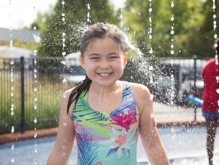 girl at camp