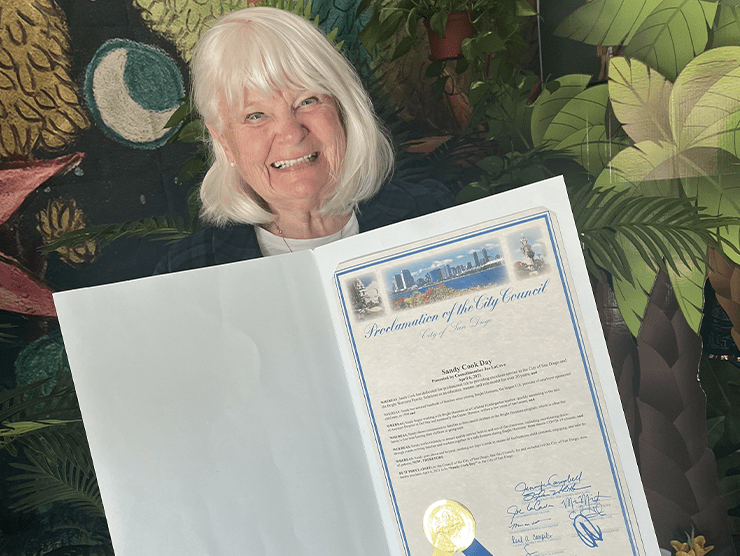sandy cook holding proclamation 