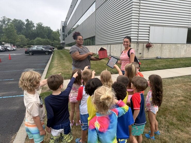 children and teachers 