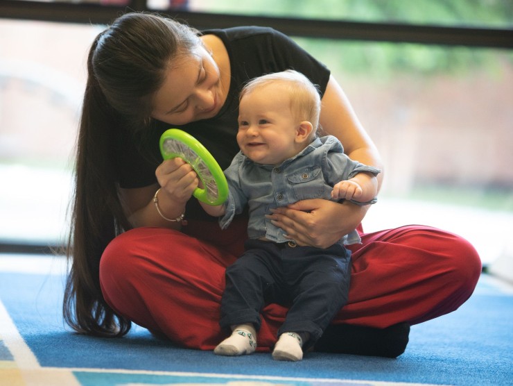 teacher with child 