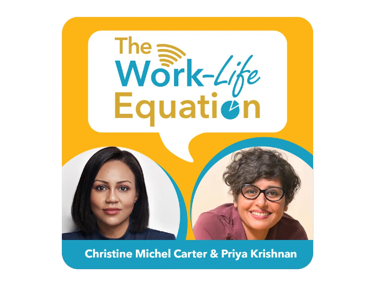 logo for work-life equation podcast 