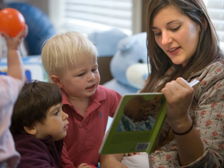 teacher and child 