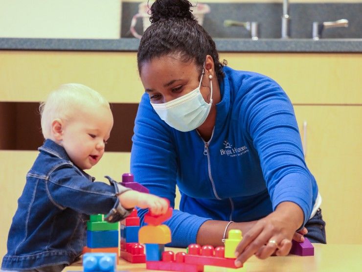 teacher with child 