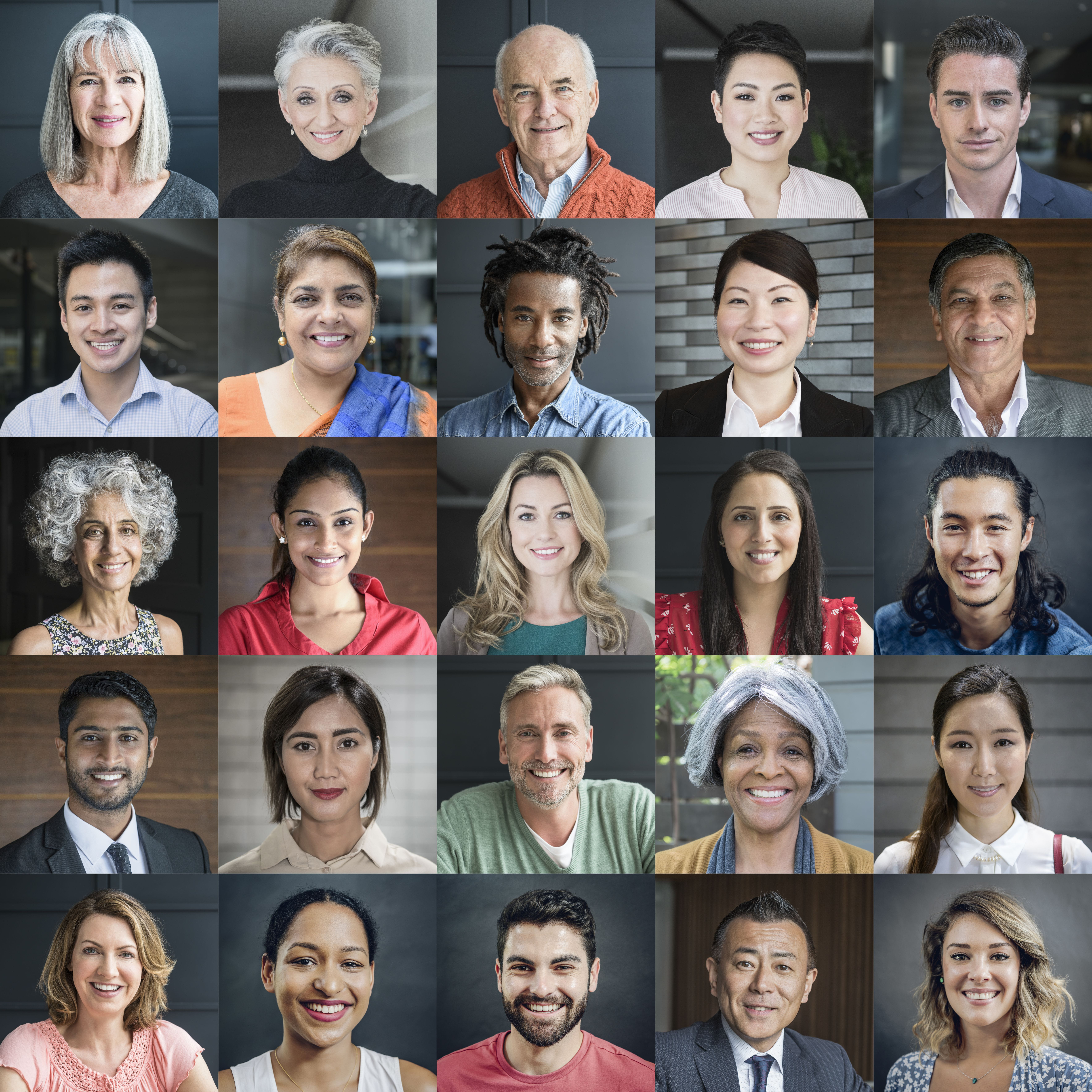 Headshots of corporate professionals