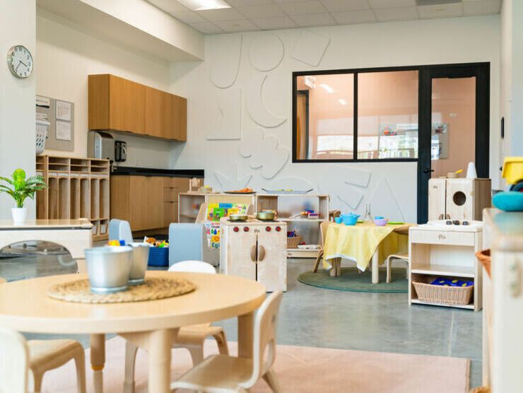 An inside shot of a classroom