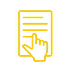 An icon of a digital document. 