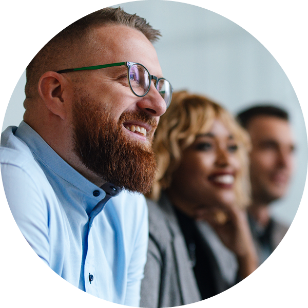 Professionals attending a conference
