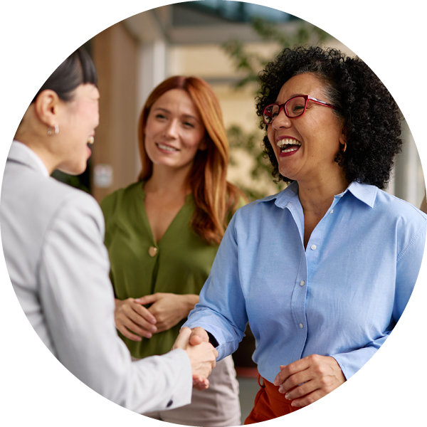 Professionals attending a conference
