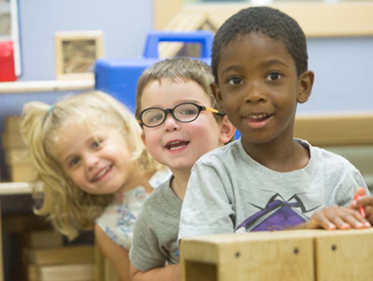 preschoolers at Bright Horizons