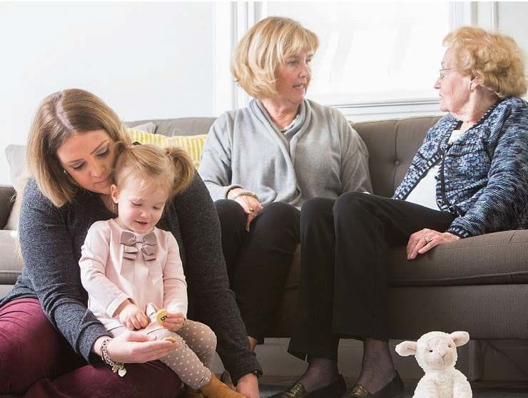 how to manage 2 sets of grandparents