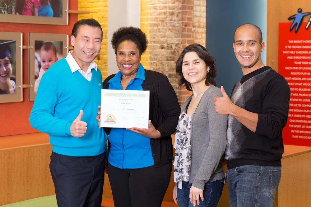 Workplace discussion on recruitment agility showcasing a great place to work.