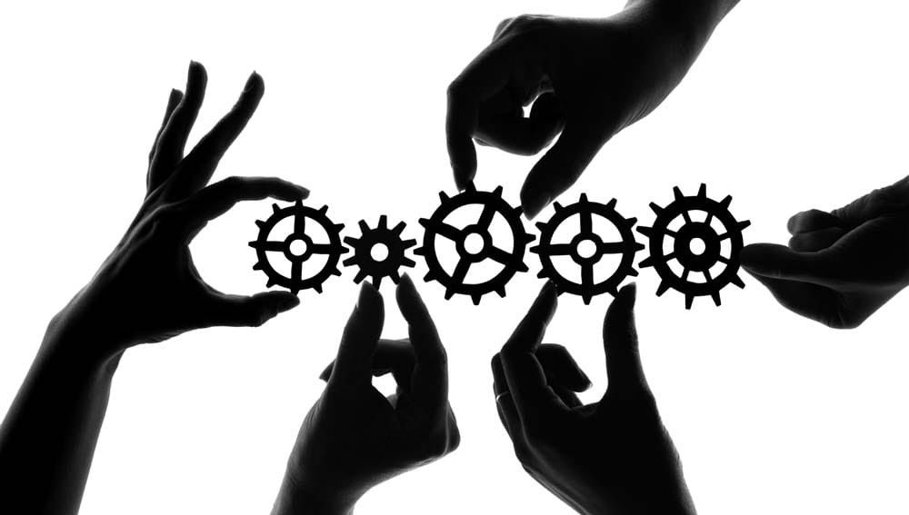 Corporate learning collaboration to enhance employee skills.