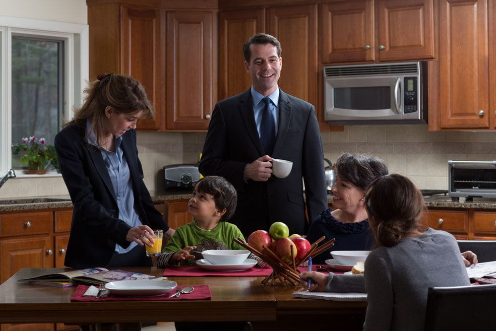 Working parents how well they were managing work and life