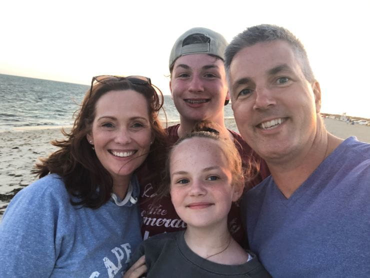 Yvonne Lynch and her familiy