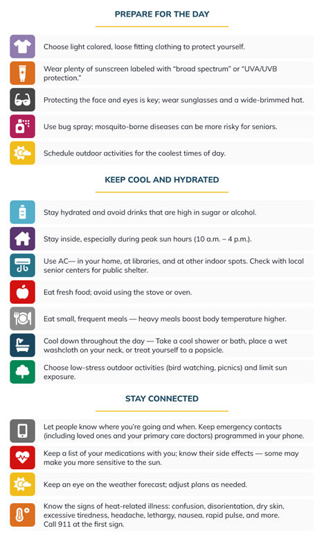summer safety tips infographic