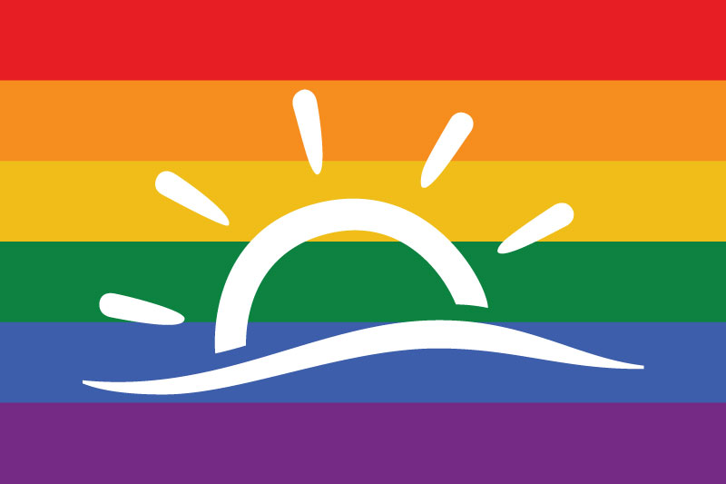 Bright Horizons logo on a rainbow