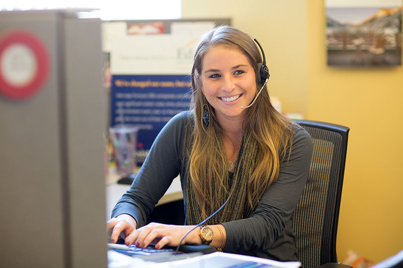 Bright Horizons call center employee with an ICM certification