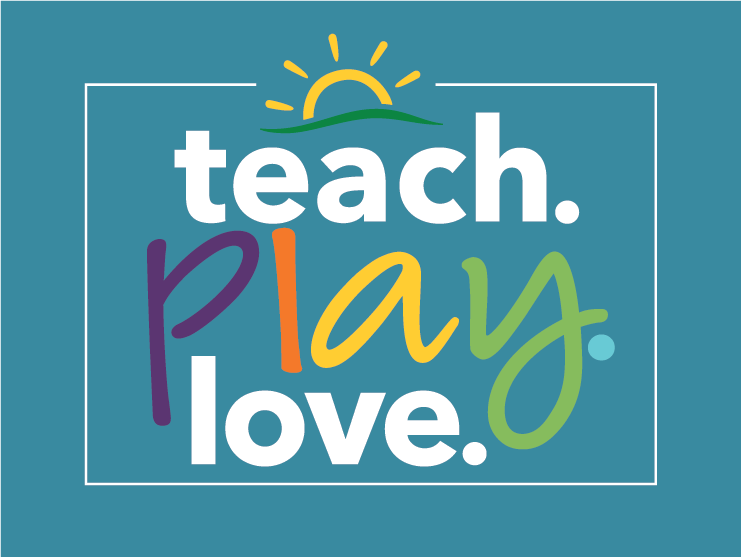 teach play love logo ?? 