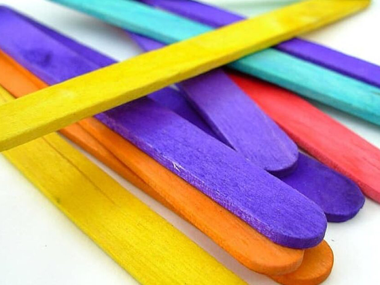 Colorful sticks used at Bright Horizon childcare centers 