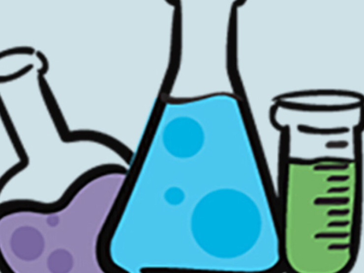 Icon of scientific beakers 