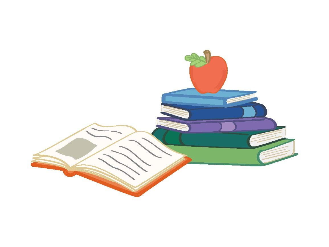 Stack of books 