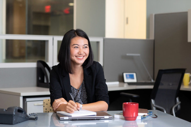 Gen Z female working before college