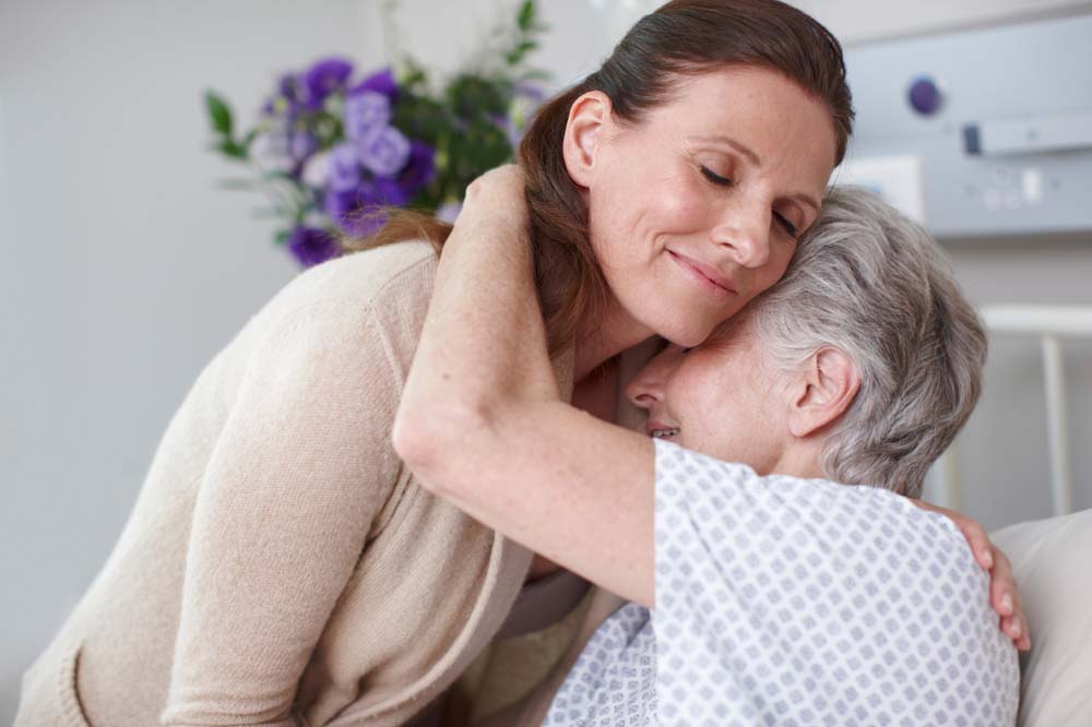 Discussing required time for elder care