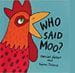 Who Said Moo book cover art